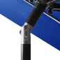 vidaXL Sombrilla de 3 niveles con poste de aluminio azul 3 m vidaXL Sombrilla de 3 niveles con poste de aluminio azul 3 m