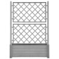vidaXL Jardinera con enrejado PP gris piedra 100x43x142 cm vidaXL Jardinera con enrejado PP gris piedra 100x43x142 cm
