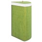 vidaXL Cesto para la ropa sucia de esquina bambú verde 60 L vidaXL Cesto para la ropa sucia de esquina bambú verde 60 L