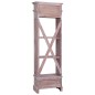vidaXL Aparador de madera maciza de caoba 60x30x175 cm vidaXL Aparador de madera maciza de caoba 60x30x175 cm