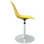 vidaXL Sillas de comedor giratorias 4 unidades PP amarillo vidaXL Sillas de comedor giratorias 4 unidades PP amarillo