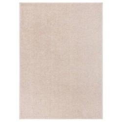 vidaXL Alfombra de pelo corto beige oscuro 120x170 cm