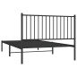 vidaXL Estructura de cama con cabecero metal negro 107x203 cm vidaXL Estructura de cama con cabecero metal negro 107x203 cm