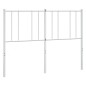 vidaXL Cabecero de metal blanco 140 cm vidaXL Cabecero de metal blanco 140 cm
