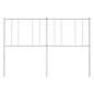 vidaXL Cabecero de metal blanco 140 cm vidaXL Cabecero de metal blanco 140 cm
