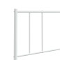 vidaXL Cabecero de metal blanco 140 cm vidaXL Cabecero de metal blanco 140 cm