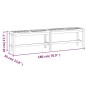 vidaXL Banco de jardín madera maciza de acacia 180 cm vidaXL Banco de jardín madera maciza de acacia 180 cm