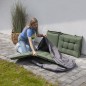 Madison Funda para cojines de jardín 125x32x50 cm gris
