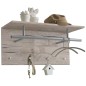 FMD Perchero de pared color roble arena 72x29,3x34,5 cm FMD Perchero de pared color roble arena 72x29,3x34,5 cm
