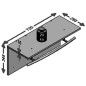 FMD Perchero de pared color roble arena 72x29,3x34,5 cm FMD Perchero de pared color roble arena 72x29,3x34,5 cm