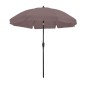 Madison Sombrilla Lanzarote redonda gris taupe 250 cm Madison Sombrilla Lanzarote redonda gris taupe 250 cm