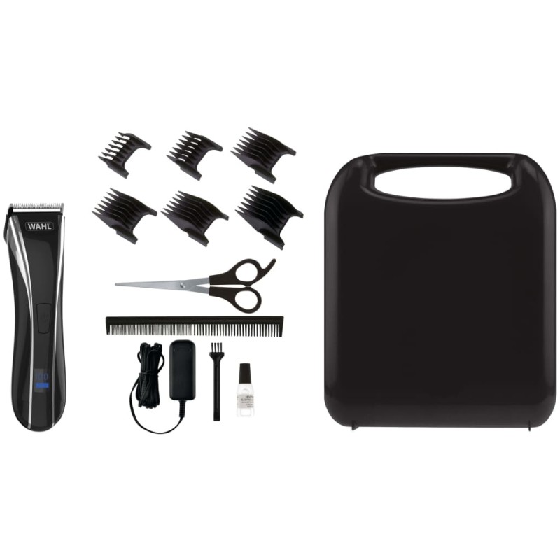 Wahl Juego de 13 piezas de cortapelos Lithium Pro LCD 6W Wahl Juego de 13 piezas de cortapelos Lithium Pro LCD 6W