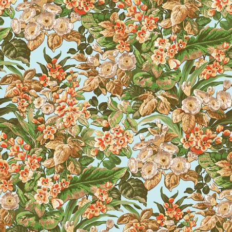 DUTCH WALLCOVERINGS Papel de pared Floral multicolor