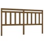 vidaXL Cabecero de cama madera maciza de pino marrón miel 186x4x100 cm vidaXL Cabecero de cama madera maciza de pino marrón miel 186x4x100 cm