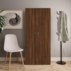 vidaXL Mueble zapatero madera contrachapada roble marrón 80x35,5x180cm