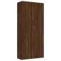 vidaXL Mueble zapatero madera contrachapada roble marrón 80x35,5x180cm