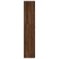 vidaXL Mueble zapatero madera contrachapada roble marrón 80x35,5x180cm