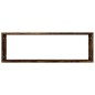 vidaXL Estante cúbico de pared 4 uds madera roble ahumado 80x15x26,5cm