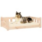 vidaXL Cama para perros madera maciza de pino 95,5x65,5x28 cm vidaXL Cama para perros madera maciza de pino 95,5x65,5x28 cm