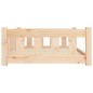 vidaXL Cama para perros madera maciza de pino 95,5x65,5x28 cm vidaXL Cama para perros madera maciza de pino 95,5x65,5x28 cm