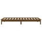 vidaXL Estructura de cama madera maciza pino marrón miel 100x200 cm vidaXL Estructura de cama madera maciza pino marrón miel 100x200 cm