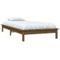 vidaXL Estructura de cama madera maciza pino marrón miel 75x190 cm vidaXL Estructura de cama madera maciza pino marrón miel 75x190 cm