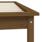 vidaXL Estructura de cama madera maciza pino marrón miel 75x190 cm vidaXL Estructura de cama madera maciza pino marrón miel 75x190 cm