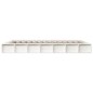 vidaXL Estructura de cama de madera maciza blanco 150x200 cm