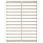 vidaXL Estructura de cama de madera maciza blanco 150x200 cm