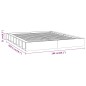 vidaXL Estructura de cama de madera maciza blanco 150x200 cm