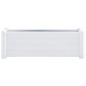 vidaXL Arriate elevado de jardín PP blanco 100x43x35 cm