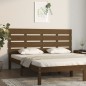 vidaXL Cabecero madera maciza de pino marrón miel 200x3x80 cm vidaXL Cabecero madera maciza de pino marrón miel 200x3x80 cm
