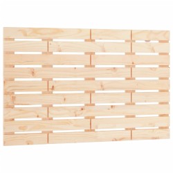 vidaXL Cabecero de cama de pared madera maciza de pino 106x3x63 cm