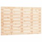 vidaXL Cabecero de cama de pared madera maciza de pino 106x3x63 cm