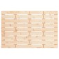 vidaXL Cabecero de cama de pared madera maciza de pino 106x3x63 cm