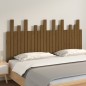 vidaXL Cabecero cama pared madera maciza pino marrón miel 159,5x3x80cm vidaXL Cabecero cama pared madera maciza pino marrón miel 159,5x3x80cm