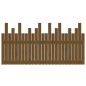 vidaXL Cabecero cama pared madera maciza pino marrón miel 159,5x3x80cm vidaXL Cabecero cama pared madera maciza pino marrón miel 159,5x3x80cm