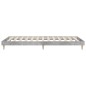 vidaXL Estructura de cama madera contrachapada gris hormigón 100x200cm vidaXL Estructura de cama madera contrachapada gris hormigón 100x200cm