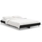 vidaXL Estructura de cama de madera contrachapada negra 120x190 cm vidaXL Estructura de cama de madera contrachapada negra 120x190 cm