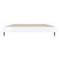 vidaXL Estructura de cama madera contrachapada blanco brillo 90x190 cm vidaXL Estructura de cama madera contrachapada blanco brillo 90x190 cm