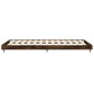vidaXL Estructura de cama madera contrachapada roble ahumado 90x190 cm