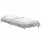 vidaXL Estructura de cama madera contrachapada gris hormigón 75x190 cm vidaXL Estructura de cama madera contrachapada gris hormigón 75x190 cm