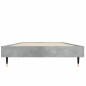 vidaXL Estructura de cama madera contrachapada gris hormigón 75x190 cm vidaXL Estructura de cama madera contrachapada gris hormigón 75x190 cm