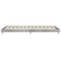 vidaXL Estructura de cama madera contrachapada gris hormigón 75x190 cm vidaXL Estructura de cama madera contrachapada gris hormigón 75x190 cm