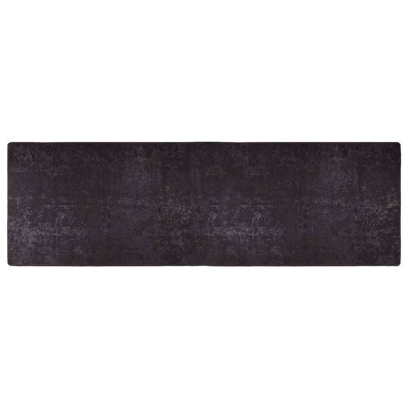 vidaXL Alfombra lavable antideslizante gris antracita 80x300 cm
