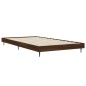 vidaXL Estructura de cama madera contrachapada marrón roble 100x200 cm vidaXL Estructura de cama madera contrachapada marrón roble 100x200 cm