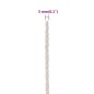 vidaXL Cuerda de trabajo polipropileno blanco 3 mm 500 m vidaXL Cuerda de trabajo polipropileno blanco 3 mm 500 m