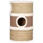 vidaXL Barril rascador para gatos hierba marina 60 cm