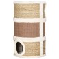 vidaXL Barril rascador para gatos hierba marina 60 cm