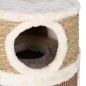 vidaXL Barril rascador para gatos hierba marina 60 cm